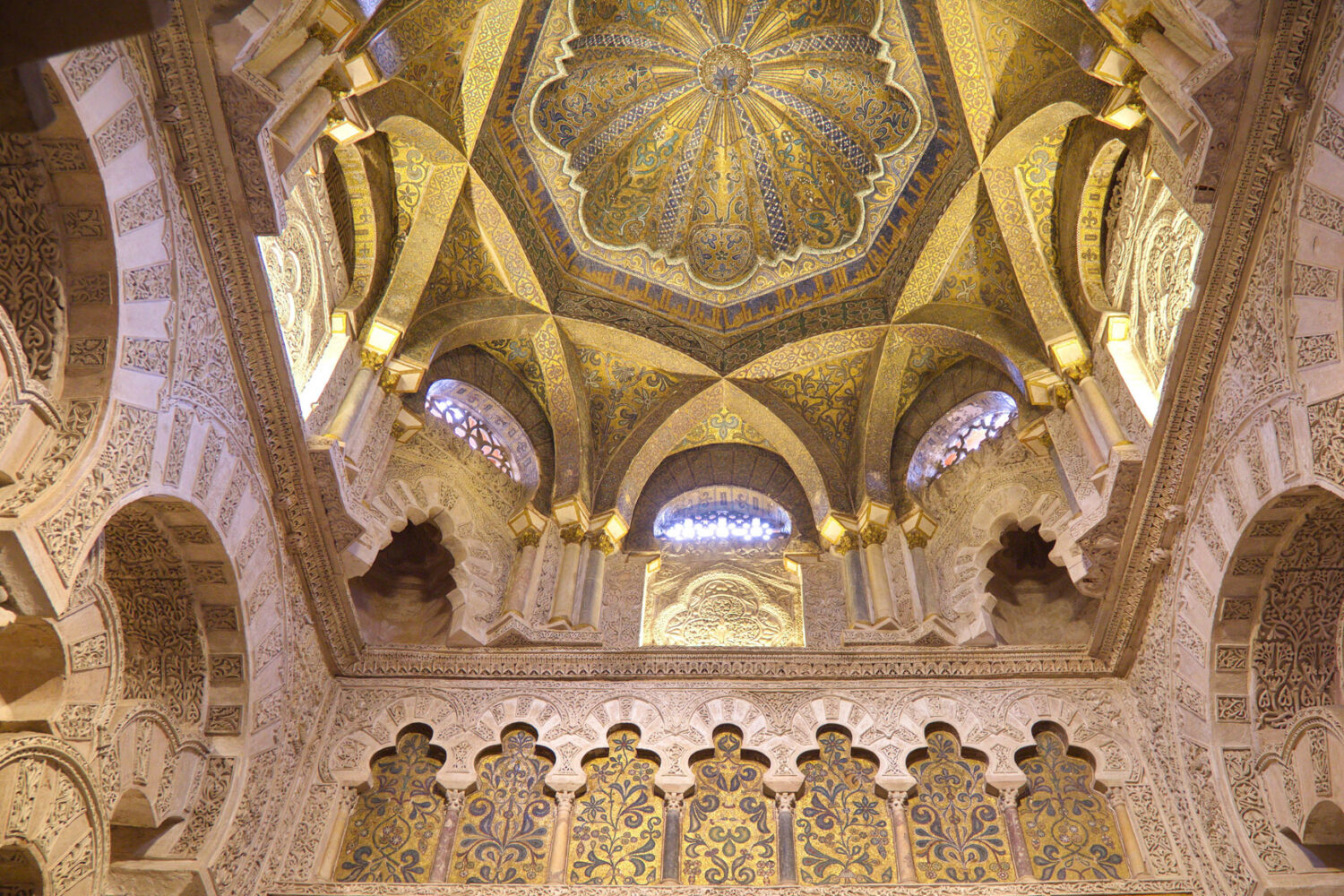 techo de la mezquita de córdoba