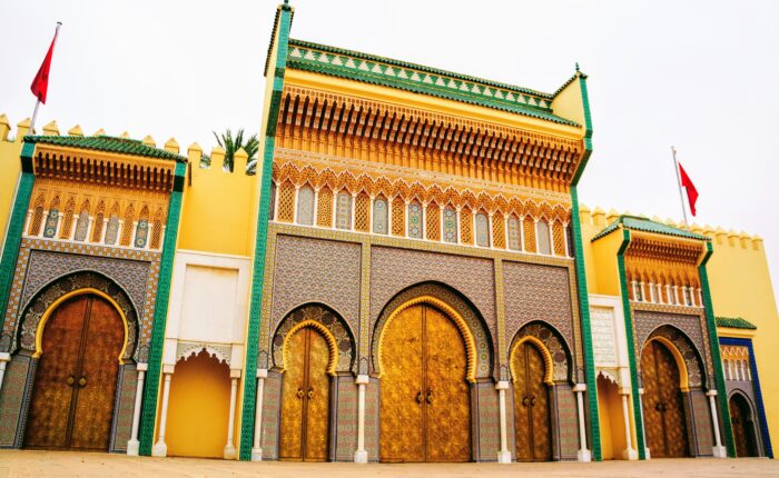 o palácio imperial de Marrocos feito