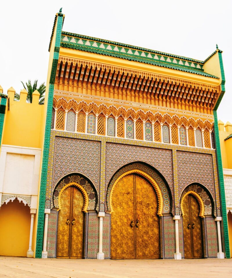 o palácio imperial de Marrocos feito
