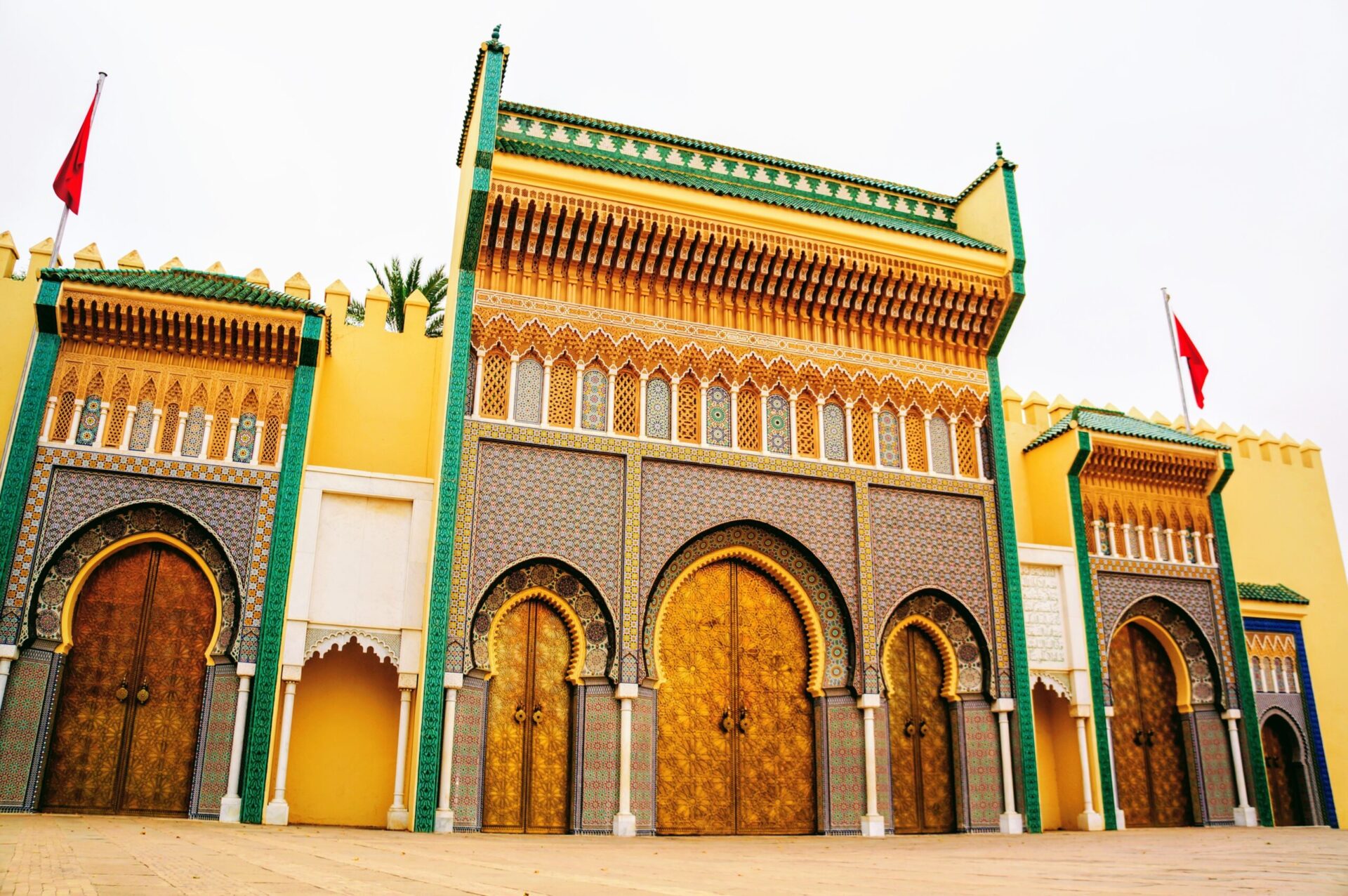 el palacio imperial de marruecos hizo