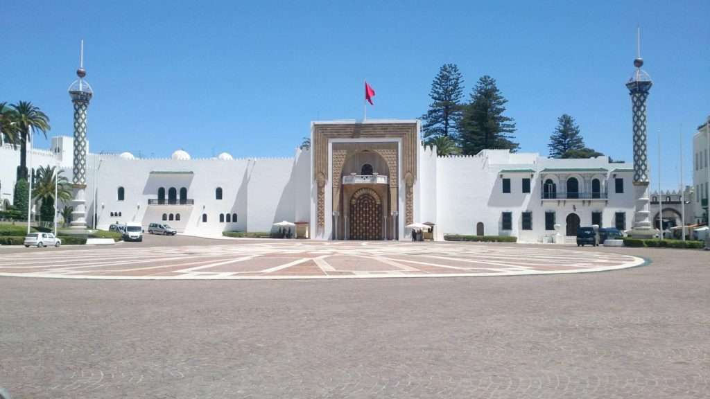 palacio real en Tetuan