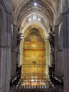 Altar mayor catedral de Sevilla