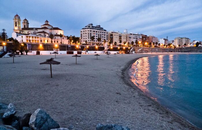 Praia em Ceuta
