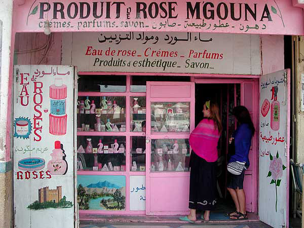 tiendas aceite de rosas Marruecos