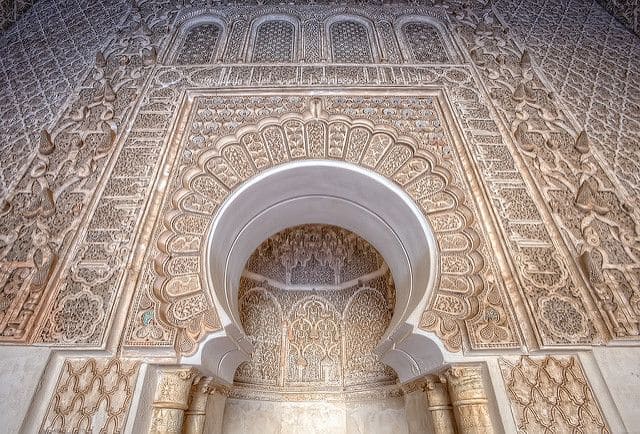 mihrab Medersa Ben Youssef