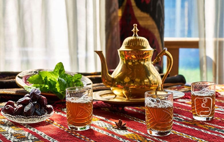 Las bebidas más típicas de Marruecos te de shiba marroqui